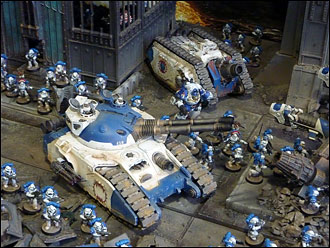 The Horus Heresy par Forge World - Diorama de la Bataille d'Istvaan III - Photos du Games Day UK 2012 !