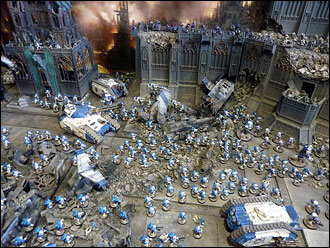 The Horus Heresy par Forge World - Diorama de la Bataille d'Istvaan III - Photos du Games Day UK 2012 !