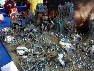 The Horus Heresy par Forge World - Diorama de la Bataille d'Istvaan III - Photos du Games Day UK 2012 !