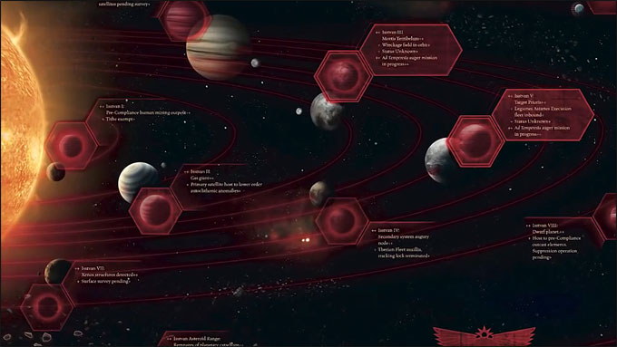 The Horus Heresy : Carte du systme d'Istvaan