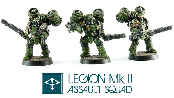 Legion Mk II Assault Squad - Horus Heresy