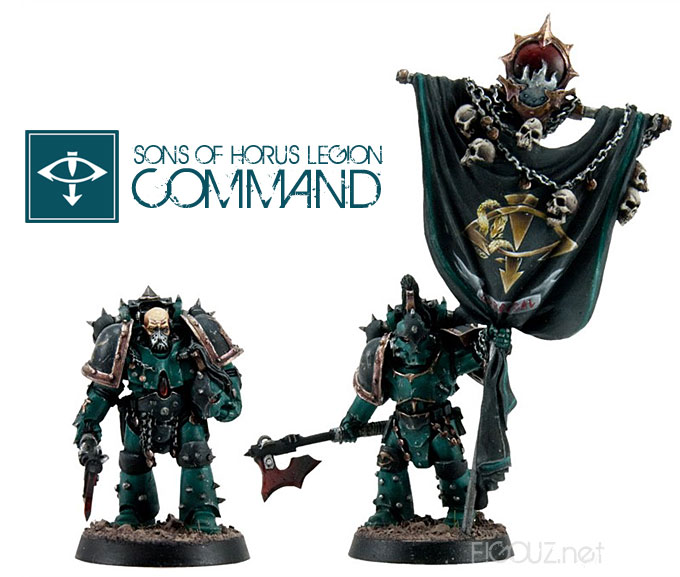 SONS OF HORUS LEGION COMMAND CHARACTERS - Horus Heresy