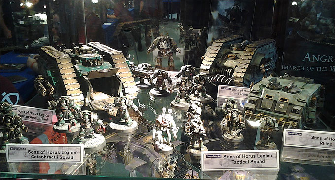 The Horus Heresy par Forge World - Sons Of Horus Legion - Les photos du Games Day UK 2012 !