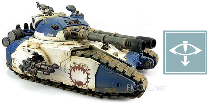 Fellblade Super Heavy Tank - Horus Heresy
