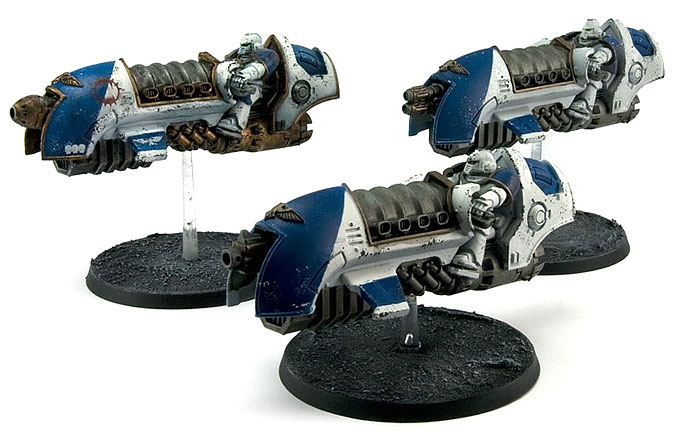 Scimitar Pattern Space Marine Legion Jetbikes - Horus Heresy