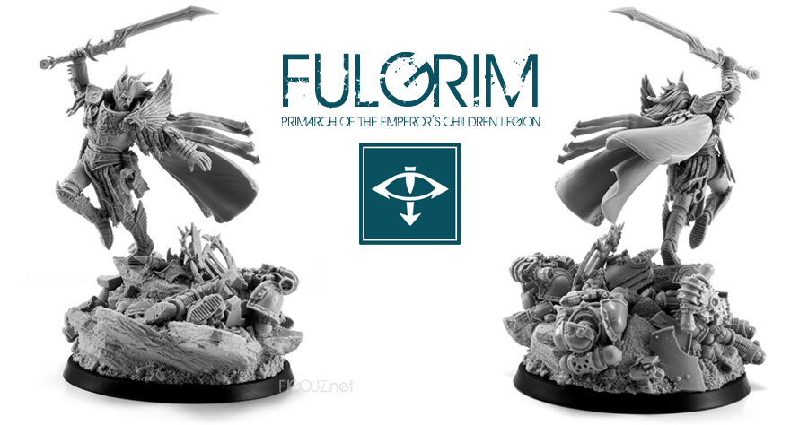 Fulgrim ! La magnifique figurine du primarque de la légion des Emperor's Children !