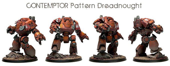 Le Dreadnought Contemptor Pattern par Forgeworld !