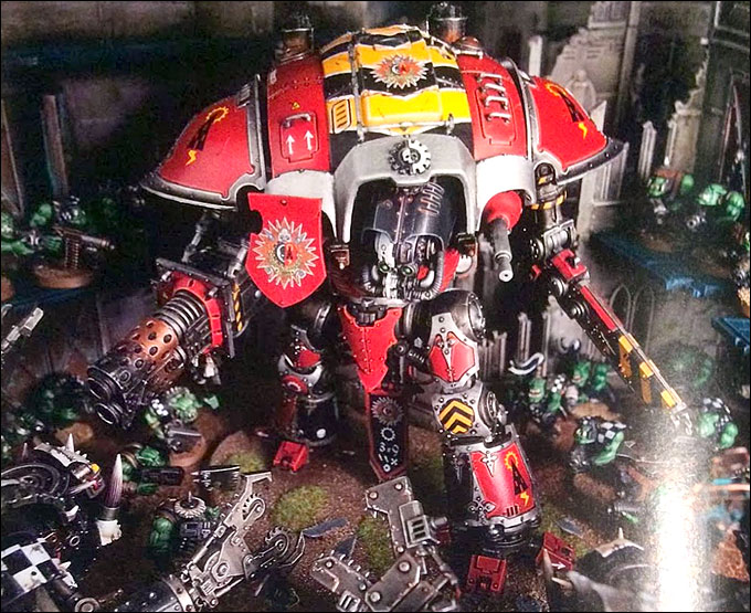 Imperial Knight Errant pour Warhammer 40 000 !
