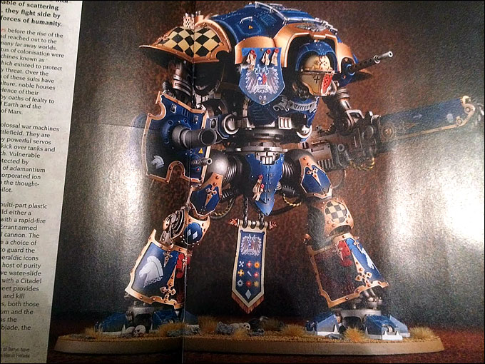 Imperial Knight Paladin pour Warhammer 40 000 !
