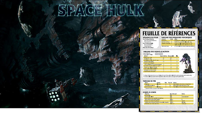 Téléchargez la feuille de références pour Space Hulk 2009 !