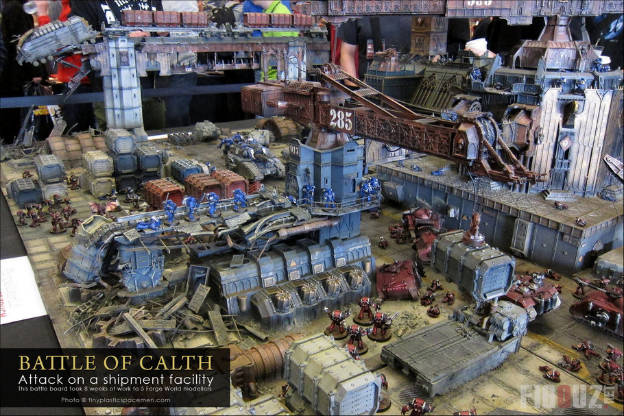 WARHAMMER FEST 2014 - L'incroyable table de jeu de la bataille de Calth par Forgeworld