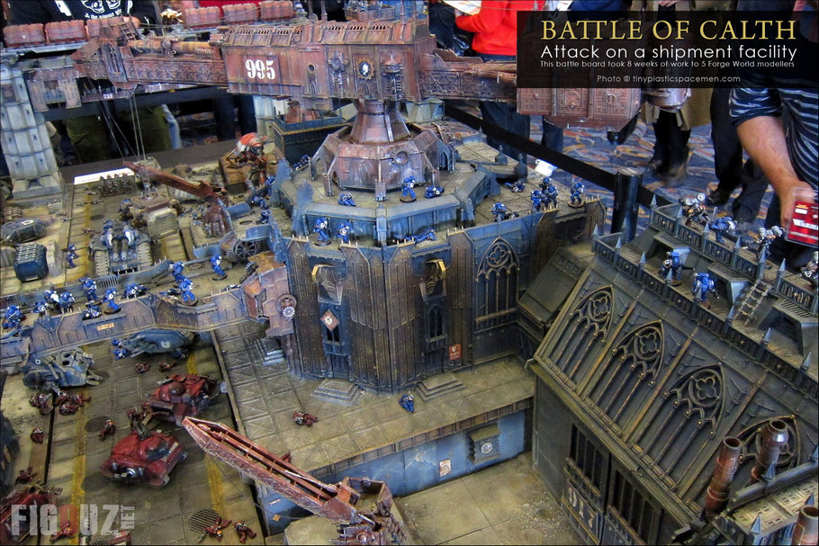 WARHAMMER FEST 2014 - L'incroyable table de jeu de la bataille de Calth par Forgeworld