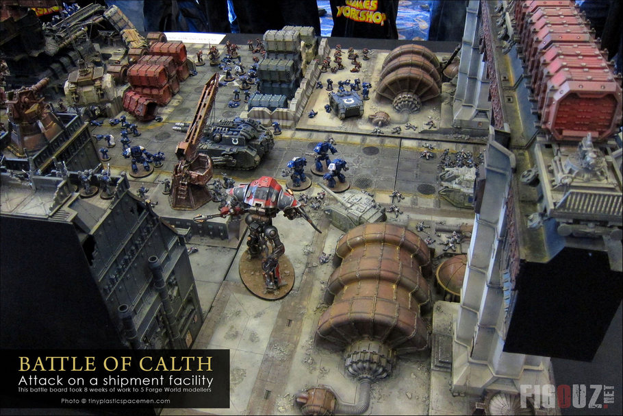 WARHAMMER FEST 2014 - L'incroyable table de jeu de la bataille de Calth par Forgeworld