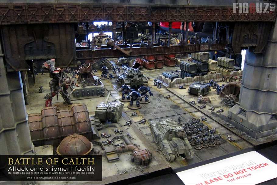 WARHAMMER FEST 2014 - L'incroyable table de jeu de la bataille de Calth par Forgeworld