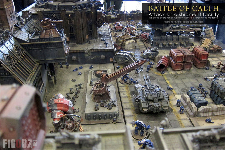 WARHAMMER FEST 2014 - L'incroyable table de jeu de la bataille de Calth par Forgeworld