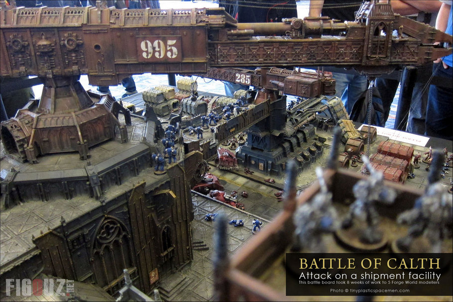 WARHAMMER FEST 2014 - L'incroyable table de jeu de la bataille de Calth par Forgeworld