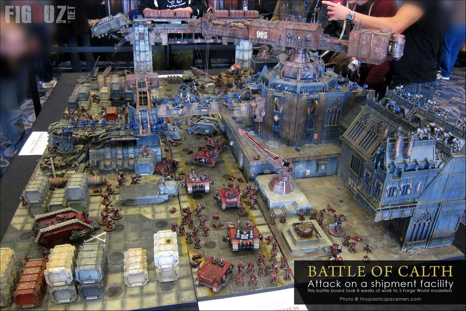 WARHAMMER FEST 2014 - L'incroyable table de jeu de la bataille de Calth par Forgeworld
