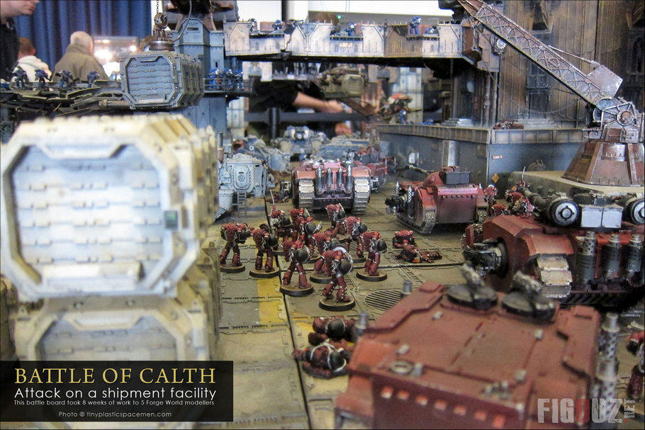 WARHAMMER FEST 2014 - L'incroyable table de jeu de la bataille de Calth par Forgeworld