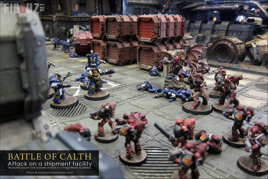 WARHAMMER FEST 2014 - L'incroyable table de jeu de la bataille de Calth par Forgeworld