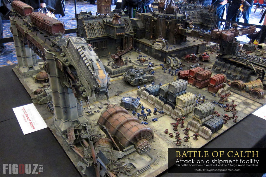 WARHAMMER FEST 2014 - L'incroyable table de jeu de la bataille de Calth par Forgeworld