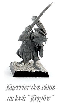 Guerrier des Clans Skaven au look Empire