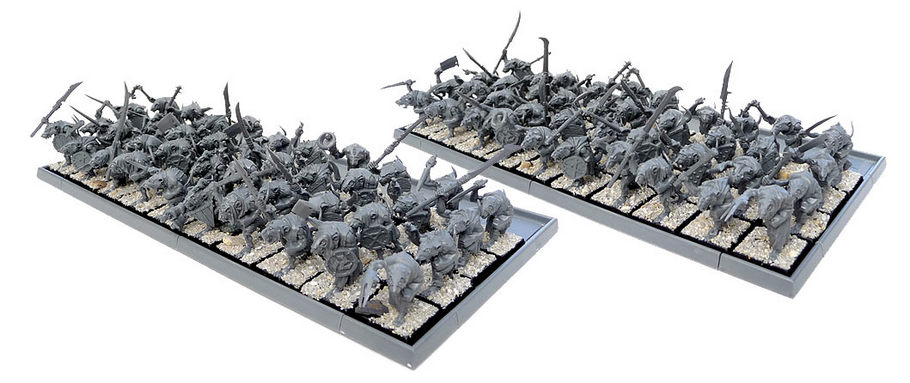 Hordes de 40 esclaves Skavens