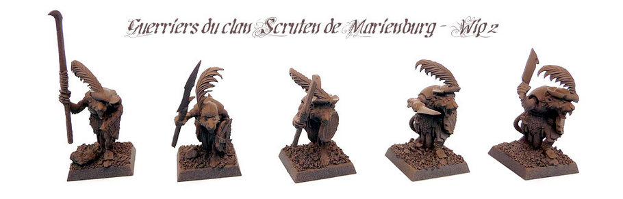 Conversion des Guerriers Skaven du clan Scruten de Marienburg - WIP