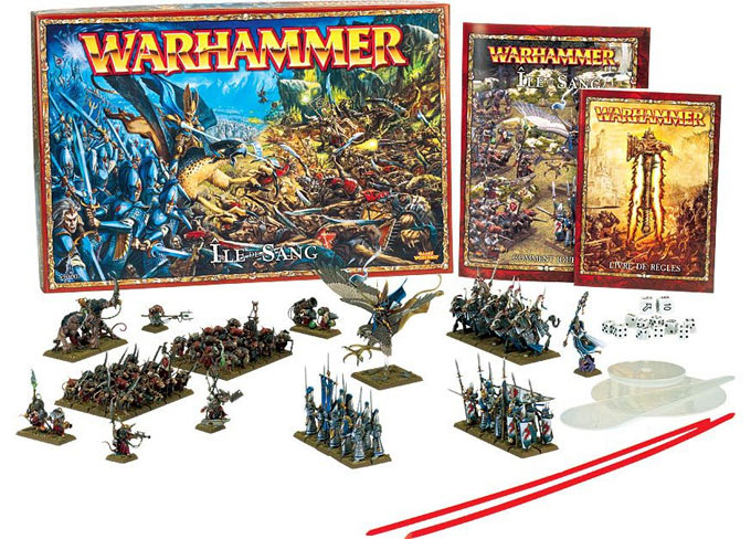 Le superbe contenu de la boîte Ile de Sang pour Warhammer !