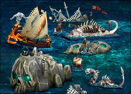 Dreadfleet - Iles & monstres marins