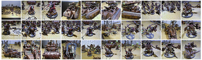La galerie Flickr de cette superbe armée Skavens pour Warhammer 40 000 !