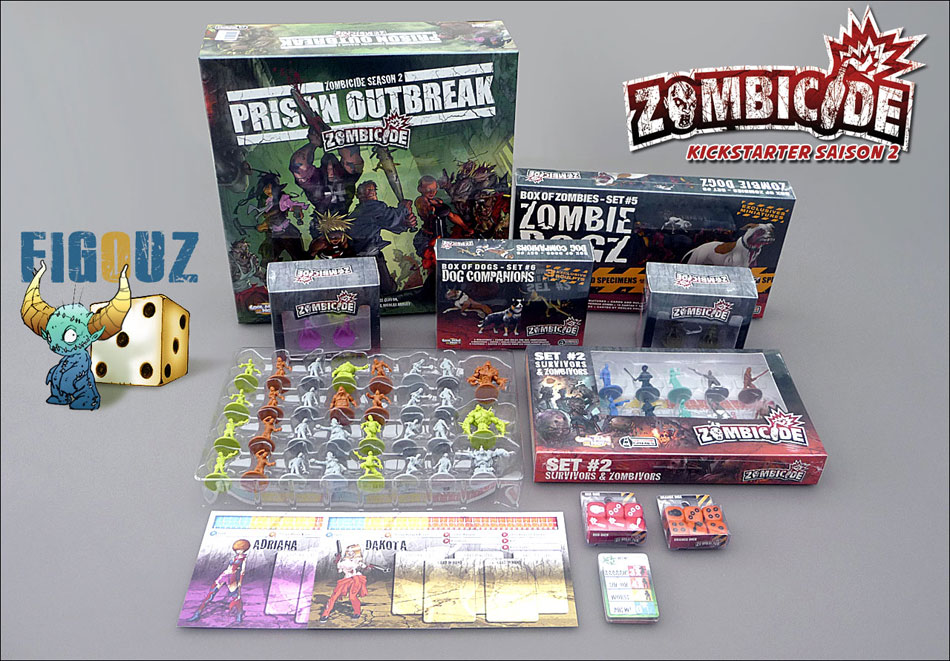 Zombicide Saison 2 - Le matos qu'il est beau !