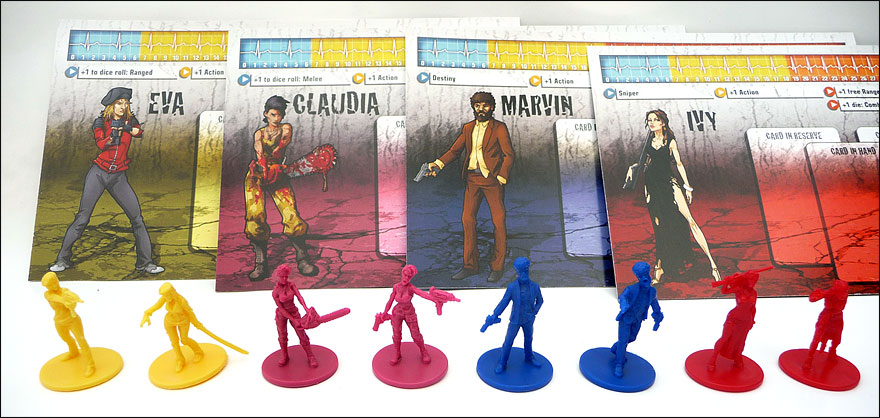 Les figurines manquantes de la campagne Kickstarter Zombicide Saison 1