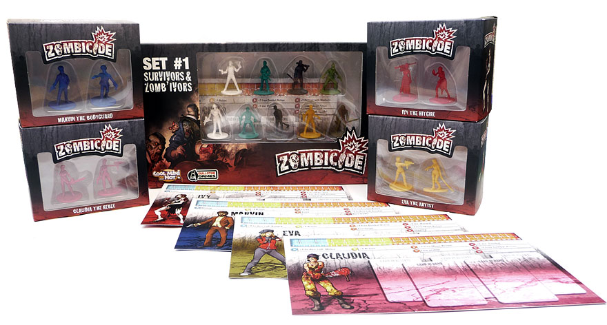 Les figurines manquantes de la campagne Kickstarter Zombicide Saison 1