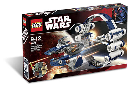 LEGO Star Wars 7661 Jedi Starfighter with Hyperdrive Booster Ring