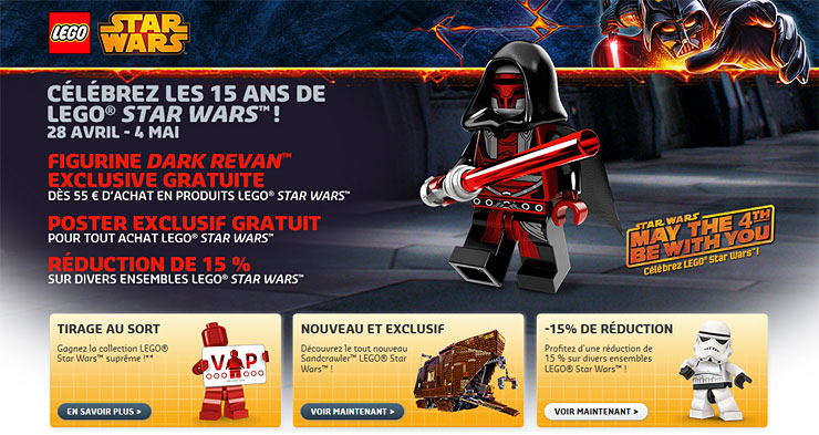 Les offres LEGO VIP de mai 2014 - May the Fourth !