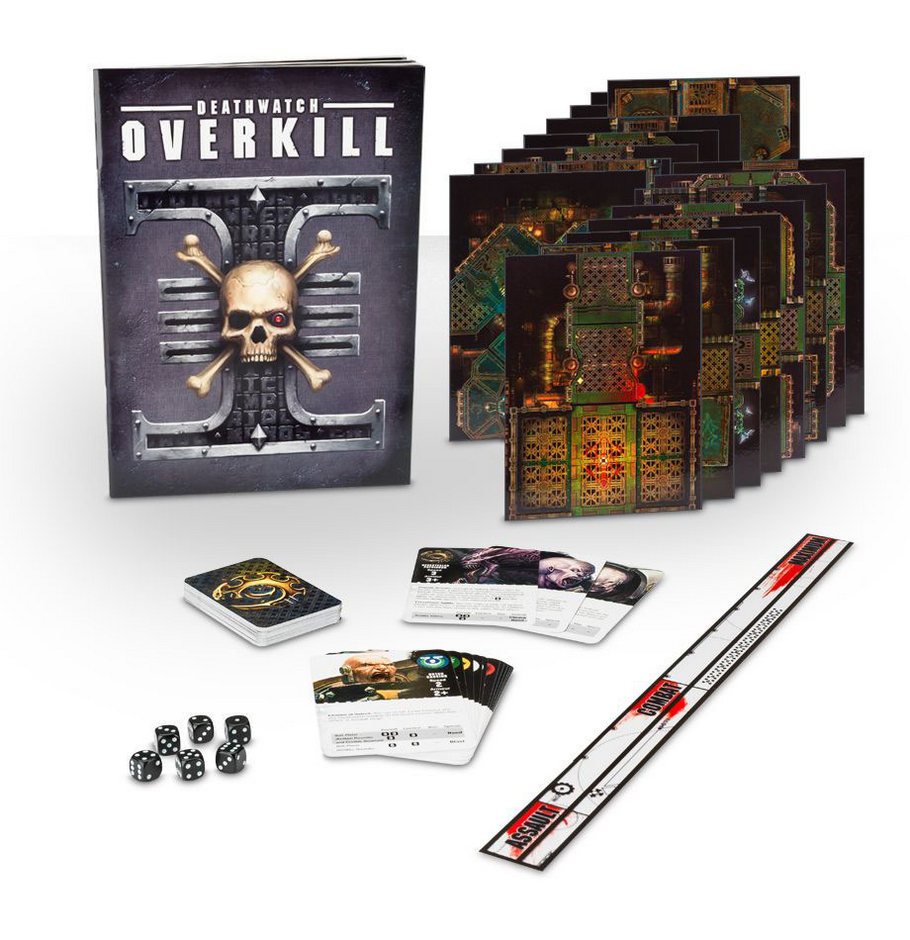 Deathwatch Overkill - Le contenu de la boîte de jeu