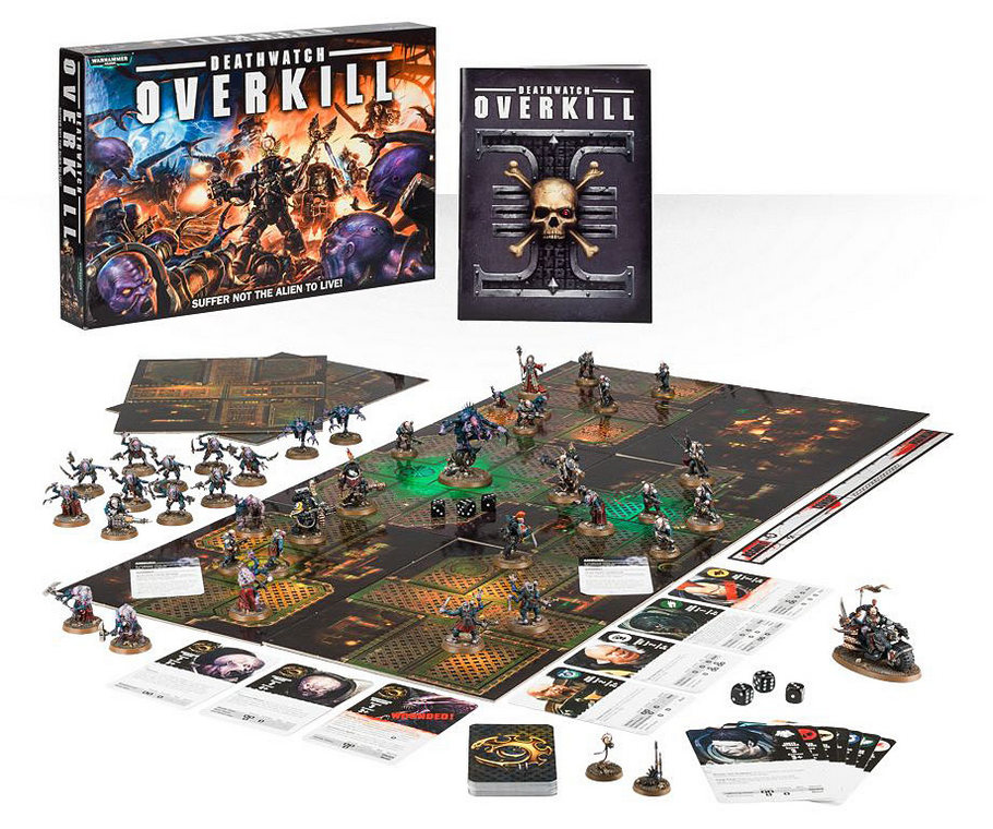 Deathwatch Overkill - Le contenu de la boîte de jeu