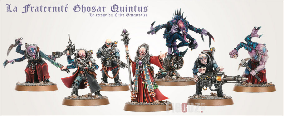 Deathwatch Overkill - Les superbes figurines du culte Genestealer