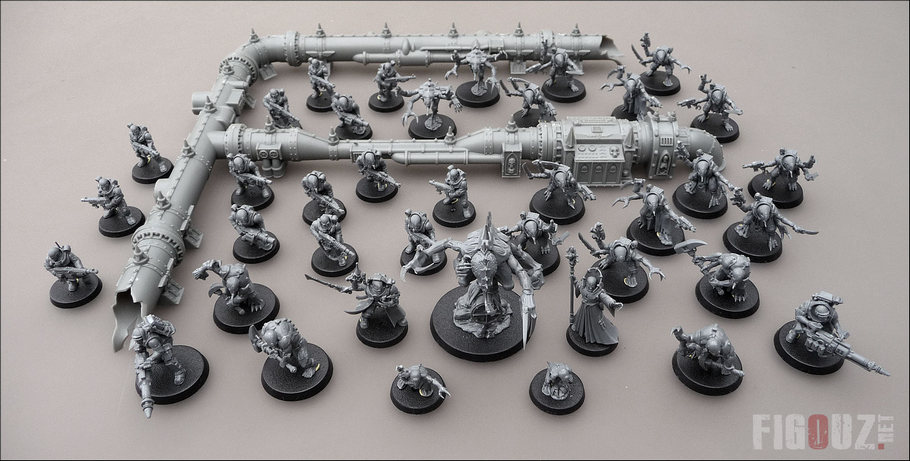 Mes figurines du culte Genestealer de Ghosar Quintus pour Deathwatch Overkill !