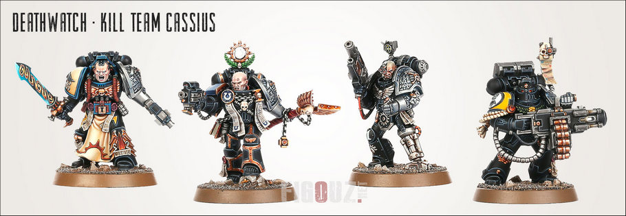 Deathwatch Overkill - Les superbes figurines de la Kill Team Cassius