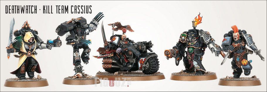 Deathwatch Overkill - Les superbes figurines de la Kill Team Cassius