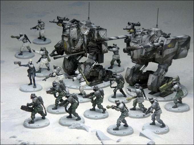 Forces de l'Axe pour Dust Tactics ou Dust Warfare