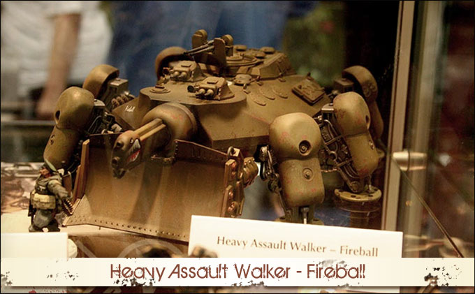 Dust Warfare - Heavy Assault Walker - Fireball