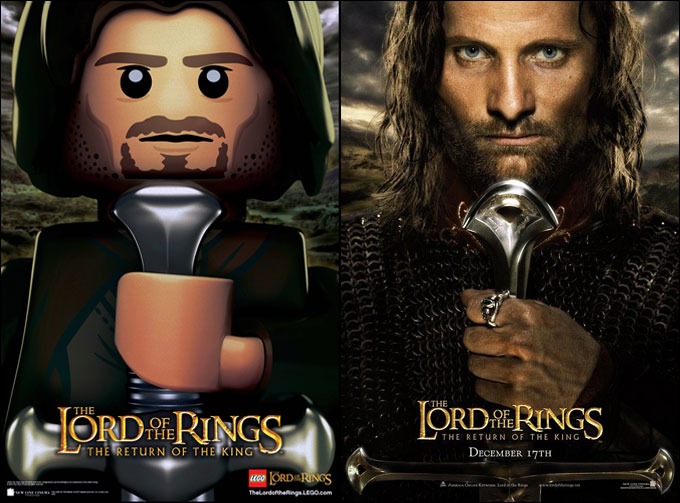 La nouvelle minifigurine d'Aragorn - LEGO Lord Of The Rings et The Hobbit