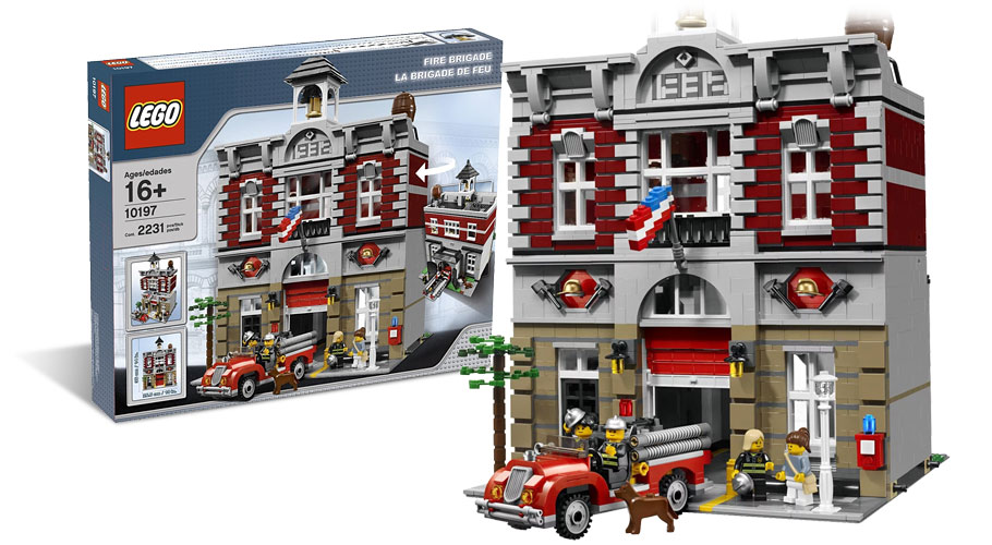 LEGO 10187 Fire Brigade - La brigade des pompiers - Modular House