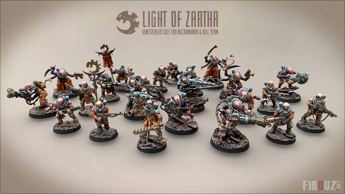 La Lumière de Zartha, mon Culte Genestealer pour Necromunda et Kill Team !