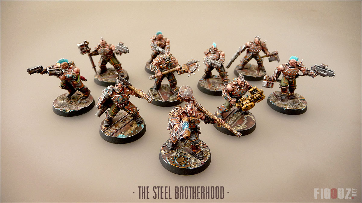 The Steel Brotherhood / La Confrérie d'Acier - Mon gang Goliath pour Necromunda !