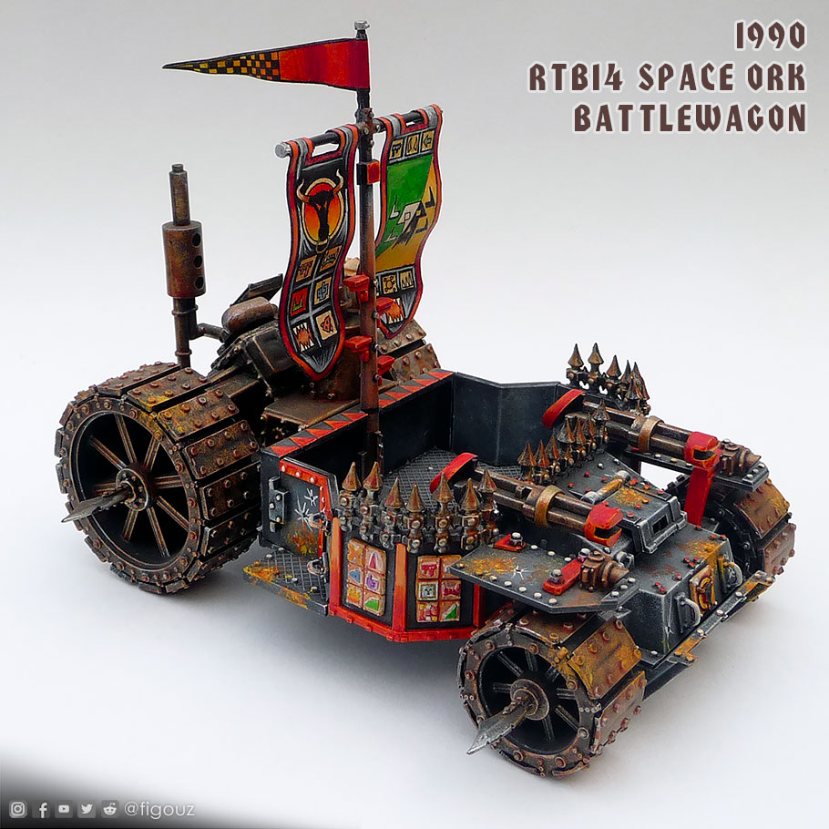 Ork Battle Wagon plastique de 1990 !