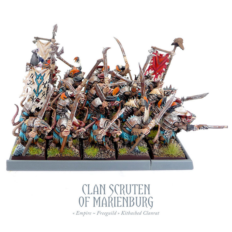 Peinture des Guerriers Skaven du clan Scruten de Marienburg - Et de 25 !