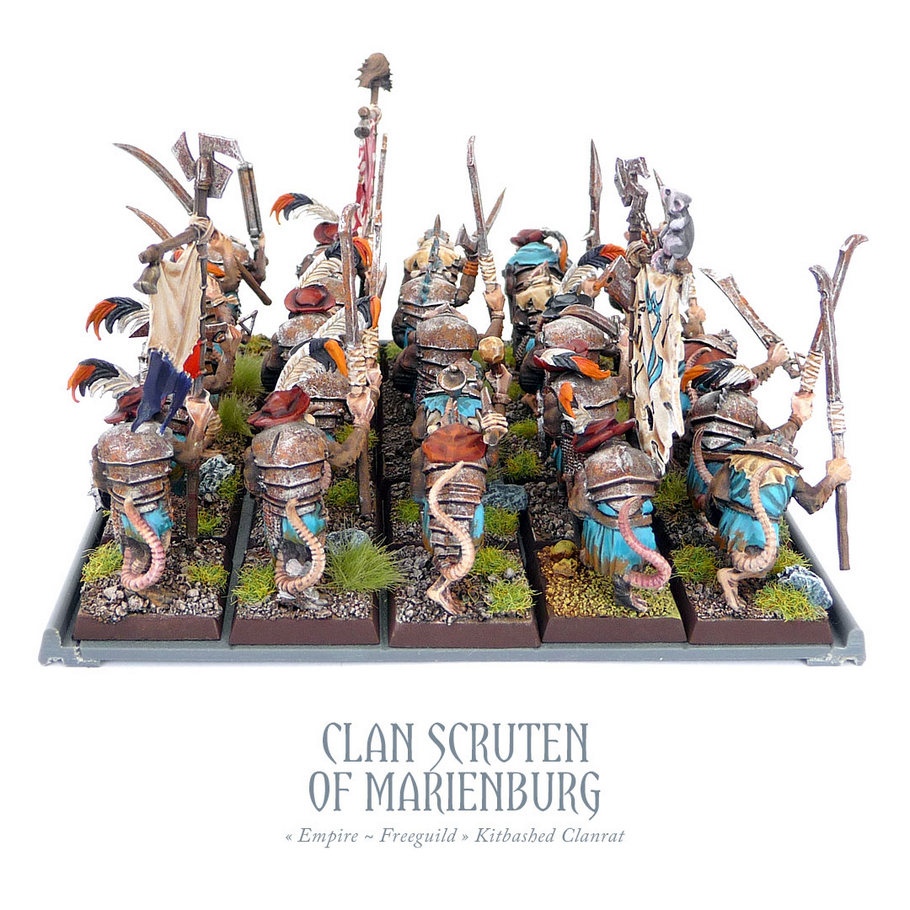 Peinture des Guerriers Skaven du clan Scruten de Marienburg - Et de 25 !